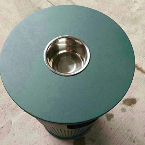 Outdoor Trash Cans Waste Recycling Compost Bins Stainless Steel
