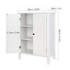 HOMFA Bathroom Floor Cabinet, Free Standing Side Cabinet Storage Organizer