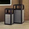 Durable Outdoor & Indoor Waste Solution – Safco 15-Gallon Steel Trash Can