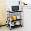 Mr IRONSTONE 3-Tier Kitchen Baker's Rack Utility Microwave Oven Stand Storage