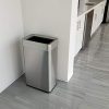 iTouchless 18 Gallon Dual-Deodorizer Open Top Trash Can Rectangular Shape