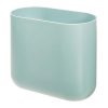 iDesign Cade Oval Slim Trash, Compact Waste Basket Garbage Can for Bathroom