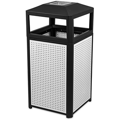 BestEquip Garbage Can 15 Gallon Trash Cans Commercial Outdoor Trash Can