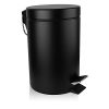 H+LUX Mini Trash Can with Lid Soft Close, Round Bathroom Trash Can