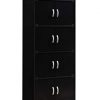 Hodedah 8 Door, Four Shelves, Enclosed Storage Cabinet