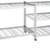 AmazonBasics Heavy Duty Storage Shelving Double Post Steel Wire Shelf