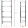Apollo Hardware Chrome 5-Shelf Wire Shelving