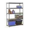 Muscle Rack 5-Shelf Steel Shelving, Silver-Vein