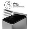 Home Zone Living 30 Liter / 8 Gallon Stainless Steel Trash Can