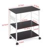Mr IRONSTONE 3-Tier Kitchen Baker's Rack Utility Microwave Oven Stand Storage