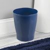 mDesign Slim Round Plastic Small Trash Can Wastebasket