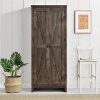 SystemBuild Farmington 31.5" Wide Storage Cabinet, Rustic