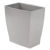 iDesign Spa Rectangular Trash Can, Waste Basket Garbage Can for Bathroom