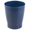 mDesign Slim Round Plastic Small Trash Can Wastebasket