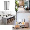 Homfa Kitchen Trash Can, 8 Gallon (30L) Fingerprint Proof Stainless Steel
