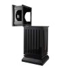 BEAMNOVA Trash Can Outdoor Black Garbage Enclosure
