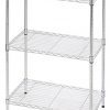 STORAGE MANIAC 3-Tier Wire Shelving Unit, Heavy Duty Adjustable Storage