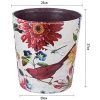 Lingxuinfo Retro Style Small Trash Can Wastebasket, Decorative Trash Can