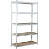 King's Rack 5-Tier White Steel Storage Rack Boltless Shelving Tier
