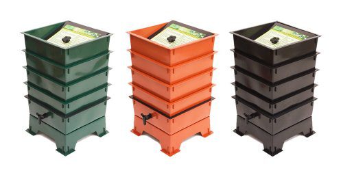 Worm Factory 4-Tray Worm Composter, Black