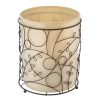 iDesign Twigz Metal Wire and Plastic Wastebasket Trash Can