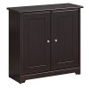 Cabot Small Storage Cabinet with Doors in Espresso Oak