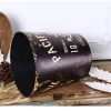 KiaoTime Waste Bin - Vintage Rustic Decorative Anchor Design