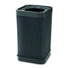 Safco Products At-Your-Disposal Trash Can, Black