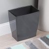 mDesign Rectangular Trash Can Wastebasket, Small Garbage Container