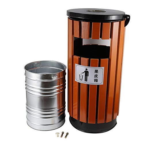 BEAMNOVA Trash Can Outdoor Garbage Enclosure with Locking Lid