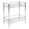 Kinbor 2 Tire Chrome Wire Shelving Unit Metal Utility
