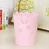 Wastebasket,Hmane Hollow Flower Shape Plastic Lidless Wastepaper Baskets