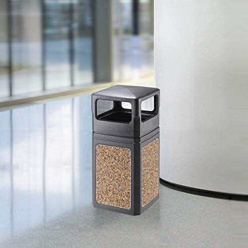EKO Oscar Aggregate Panel Outdoor Trash Can