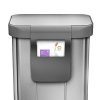 simplehuman 55 Liter / 14.5 Gallon Stainless Steel Rectangular Kitchen Step