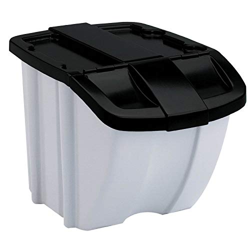Suncast 18 Gallon Indoor or Outdoor Recycle Storage Bin