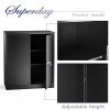 Superday Steel SnapIt Counter Cabinet 3 Shelf Metal Storage Cabinet