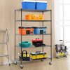 5-Wire Shelving Unit Steel Large Metal Shelf Organizer Garage Storage