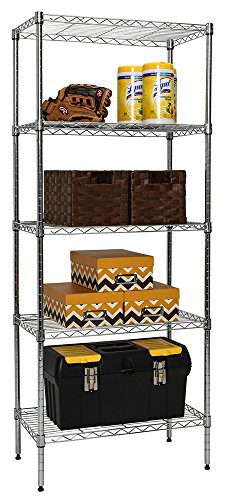 Apollo Hardware Chrome 5-Shelf Wire Shelving