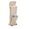 FuLov Trash Can Recycle Bin Removable with Lid Covers