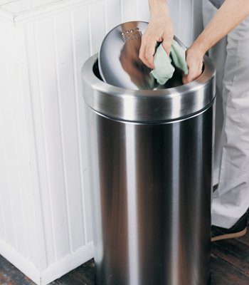 simplehuman 55 Liter / 14.5 Gallon Swing Top Trash Can