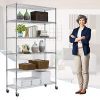 6 Tier Wire Shelving Unit Heavy Duty Height Adjustable