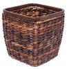 BIRDROCK HOME Seagrass Woven Wastebasket