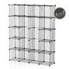 GEORGE&DANIS Wire Storage Cubes Metal Shelf Modular Organizer