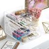 Whitmor 5 Tier Extra-Large Cosmetic Organizer and Jewelry Storage Display Case