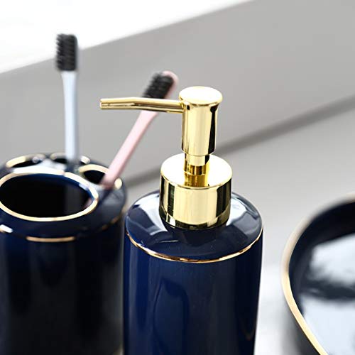 Countertop Soap Dispensers Creative Bathroom Accessories Set Ceramic