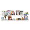 Wallniture Philly Set of 6 Varying Sizes Floating Shelves Trays Bookshelves