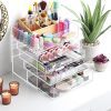Whitmor 5 Tier Extra-Large Cosmetic Organizer and Jewelry Storage Display Case