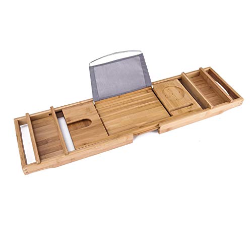 Bathtub Tray Caddy Bathtub Tray Wood - Bamboo Bathroom Shelf Retractable