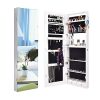 YUSING Full Length Mirror Jewelry Cabinet, Jewelry Armoire Storage Organizer