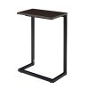 Sunon C Shape Sofa Side Snack Table,17.3"x 9.8"x 26.5" TV Tray End Table